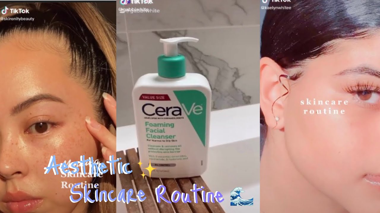TOP AESTHETIC SKINCARE ROUTINE| TikTok Compilation|