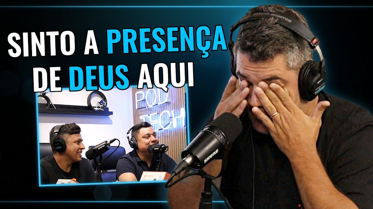CALEBE SE EMOCIONA AO VIVO NO PODCAST | Cortes do PodTech #005
