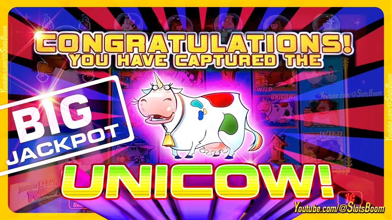 MAX BET BIG JACKPOT UNICOW! FREE GAMES - BONUS! Invaders Return From the Planet Moolah CASINO SLOTS