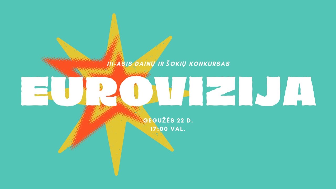 TIESIOGIAI: Mažeikių Merkelio Račkausko gimnazijos Eurovizijos dainų ir šokių konkursas