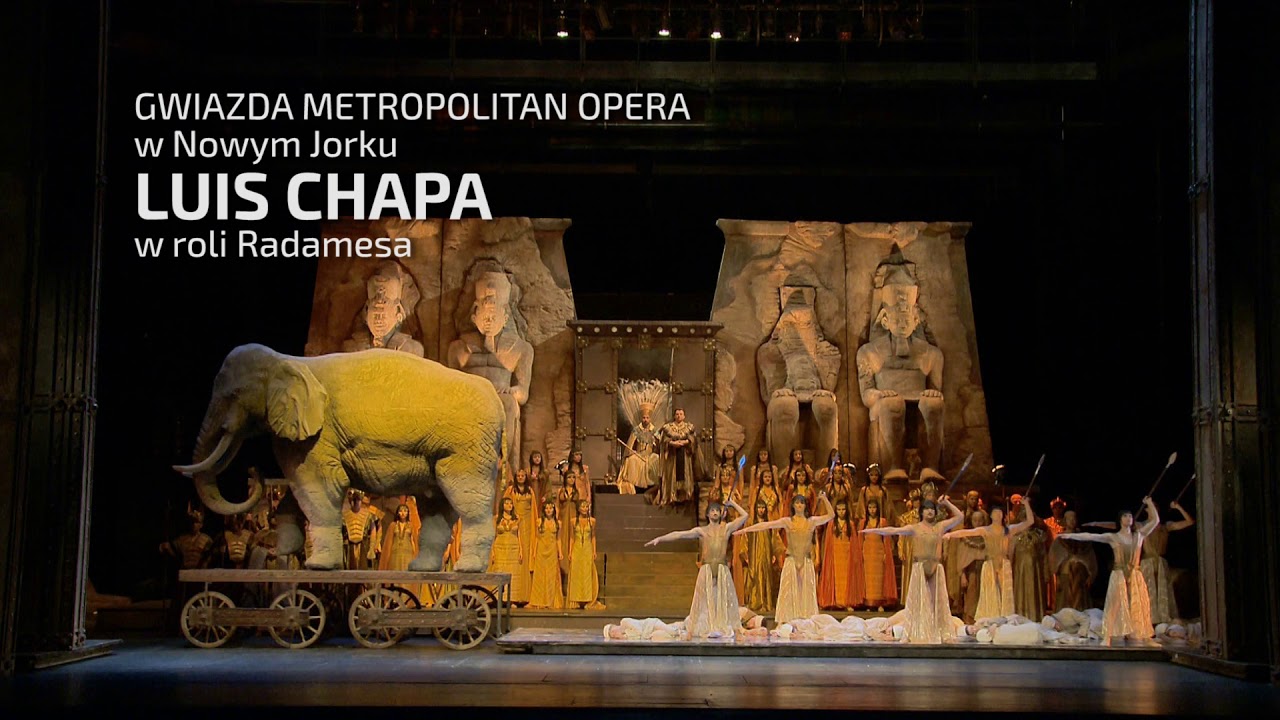 AIDA | Teatr Wielki w Łodzi | Luis Chapa w roli Radamesa