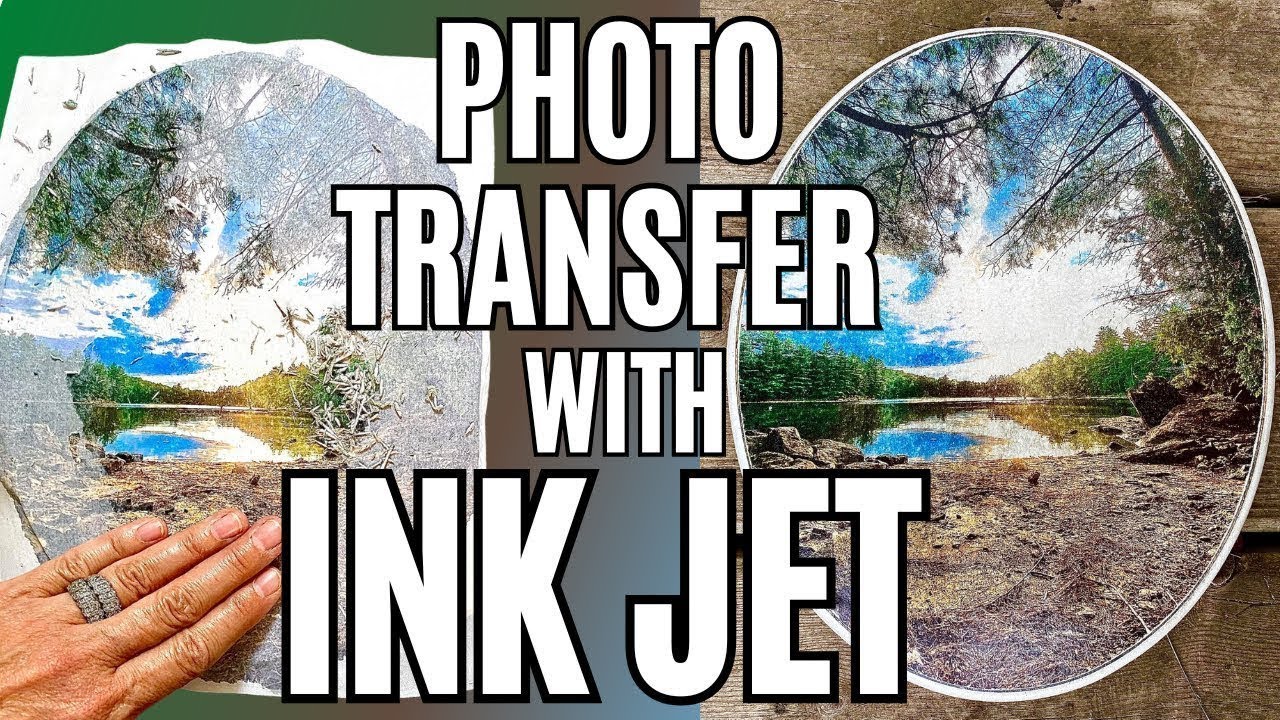 Как перенести фото с Mod Podge и принтером INK JET / EASY DIY