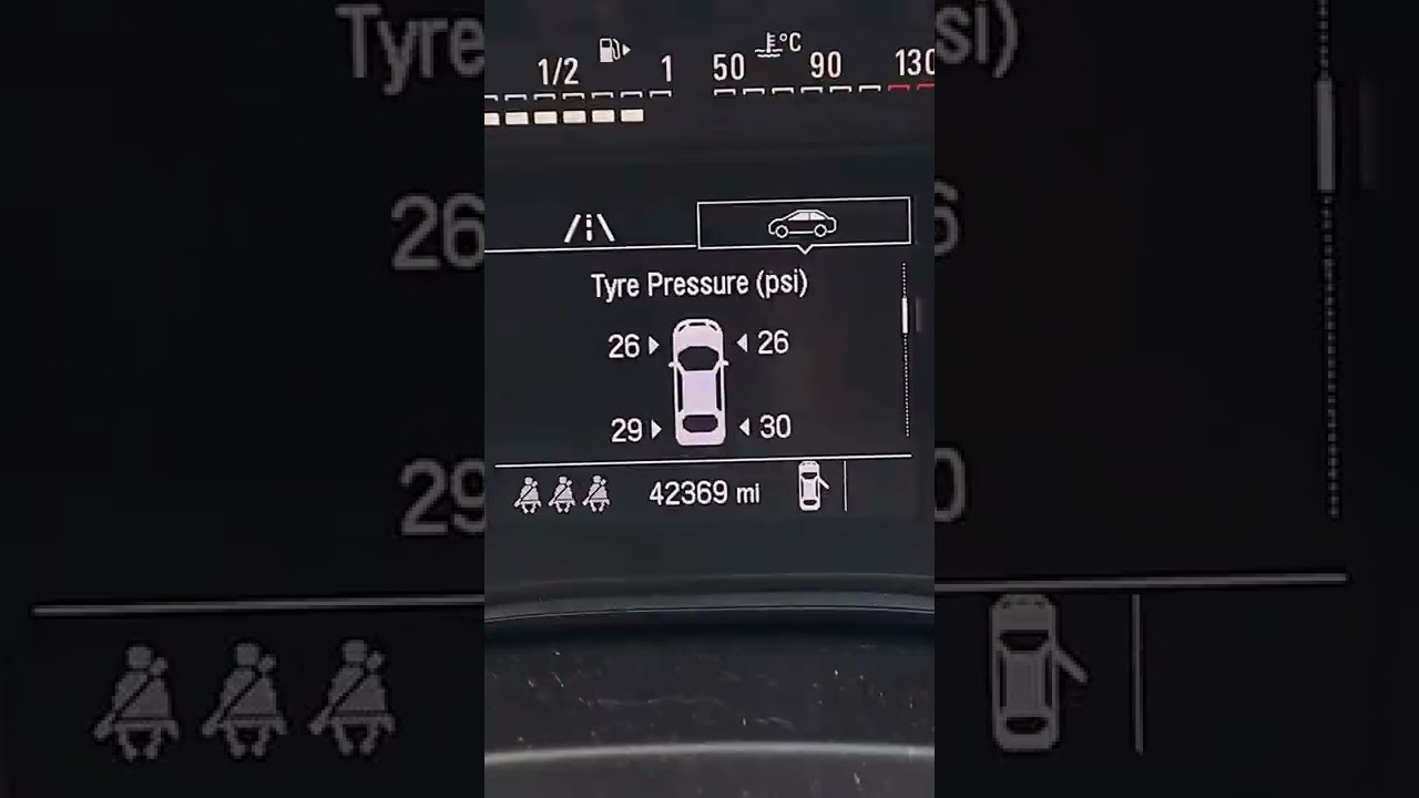 сброс индикатора давления в шинах Vauxhall — также читайте описание