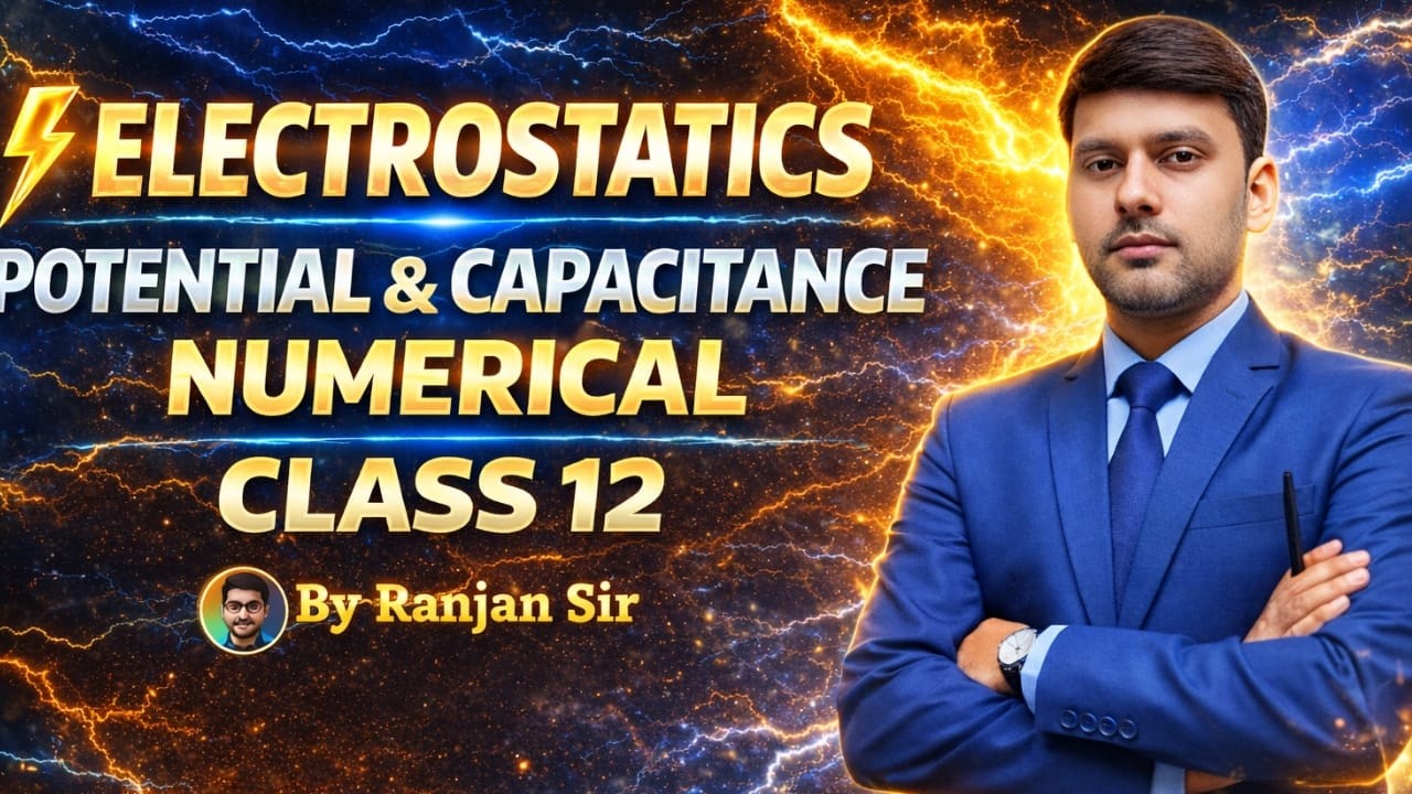ELECTROSTATICS POTENTIAL & CAPACITANCE ON NUMERICAL PART -3| Ranjan  SIR@kartarclassesdaudnagar