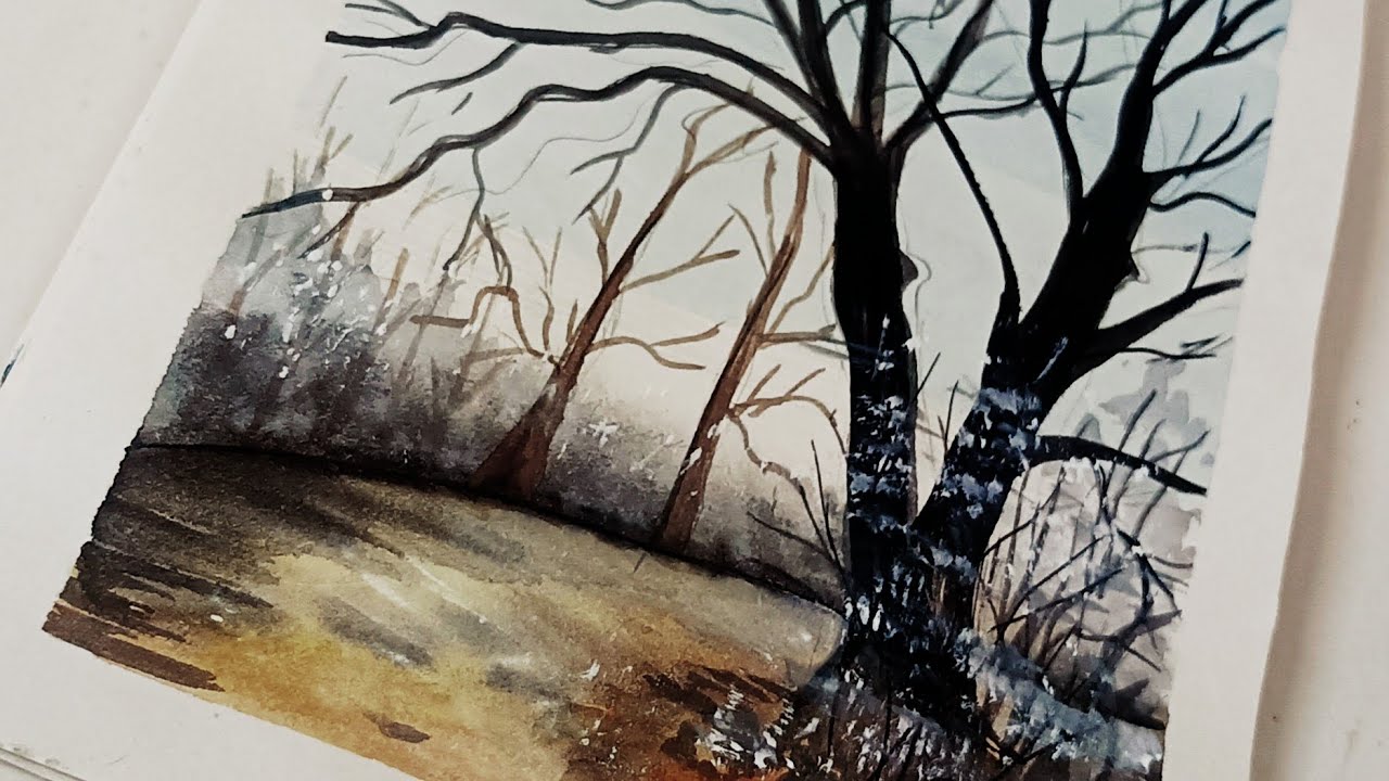 PATH Easy water colour paintings for beginners 