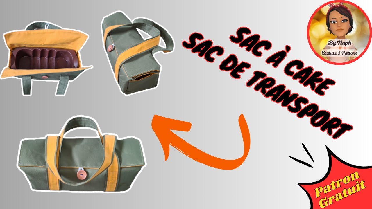 Coudre Sac de Transport ou Sac à Cake - Patron Sur mesure Transport bag or cake bag - ZERO DECHET