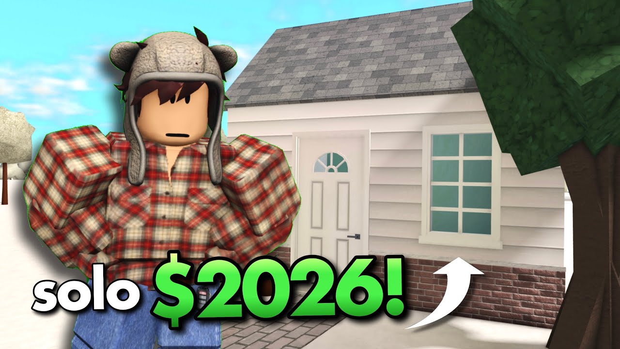 construí una casa con SOLO $2026 en bloxburg