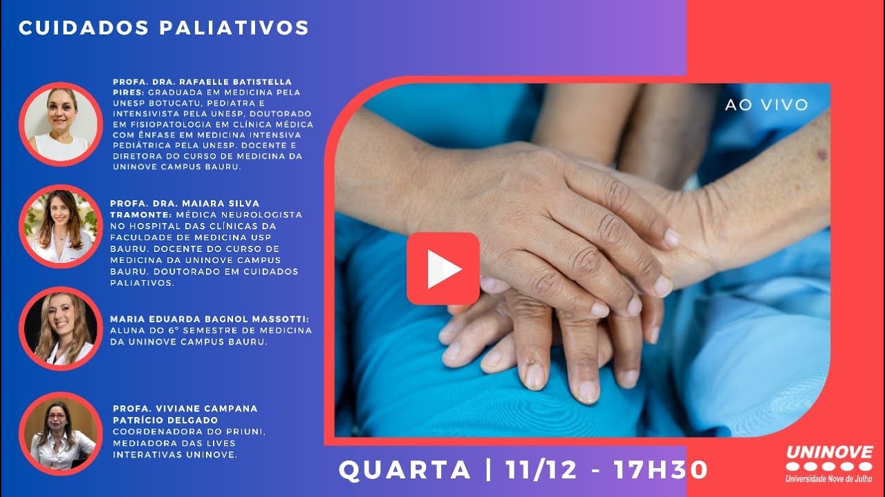 UNINOVE LIVE - CUIDADOS PALIATIVOS