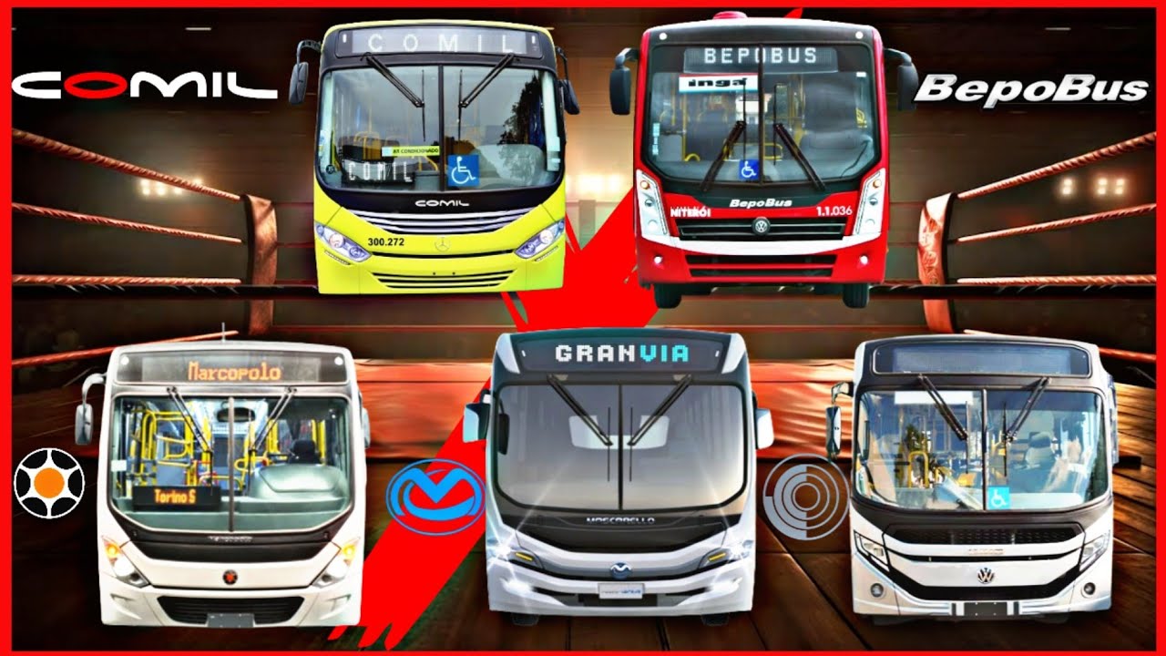 Bepobus Città X CAIO Apache VIP V X Comil Svelto VI X Marcopolo Torino G7 X Mascarello Gran Via V