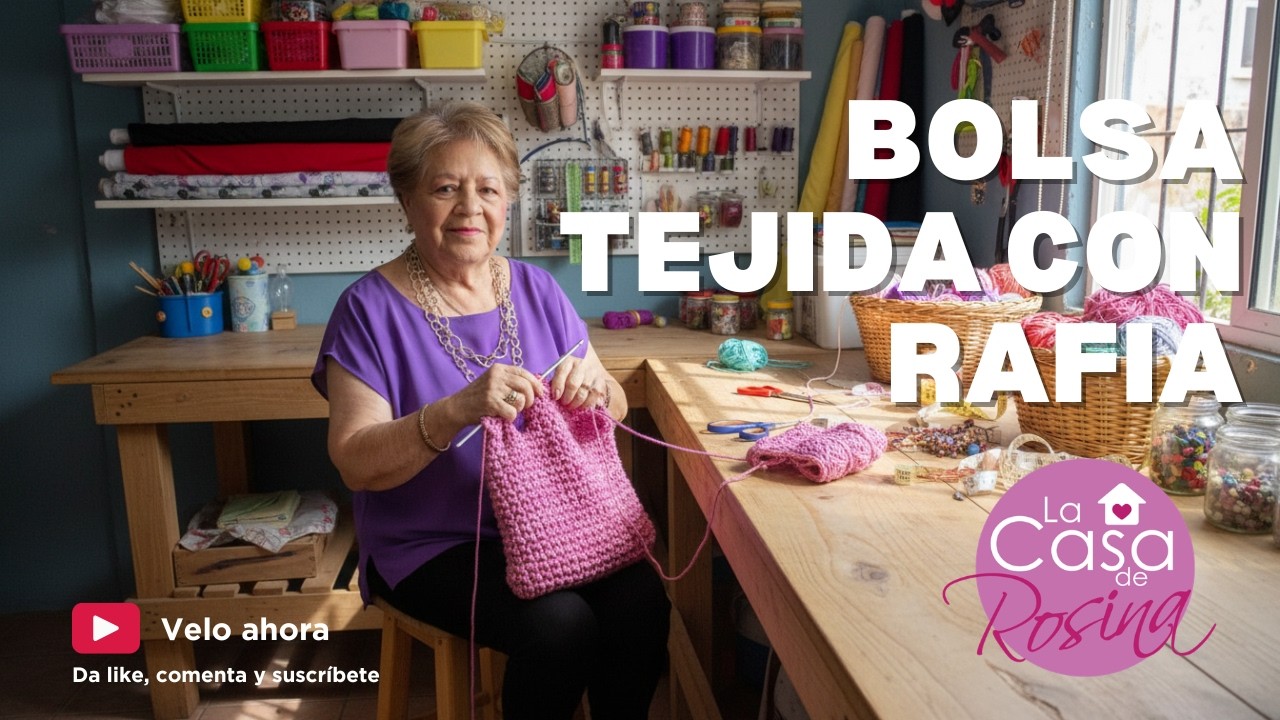 Bolsa tejida con diseño único - Aprende a hacer tu propia bolsa