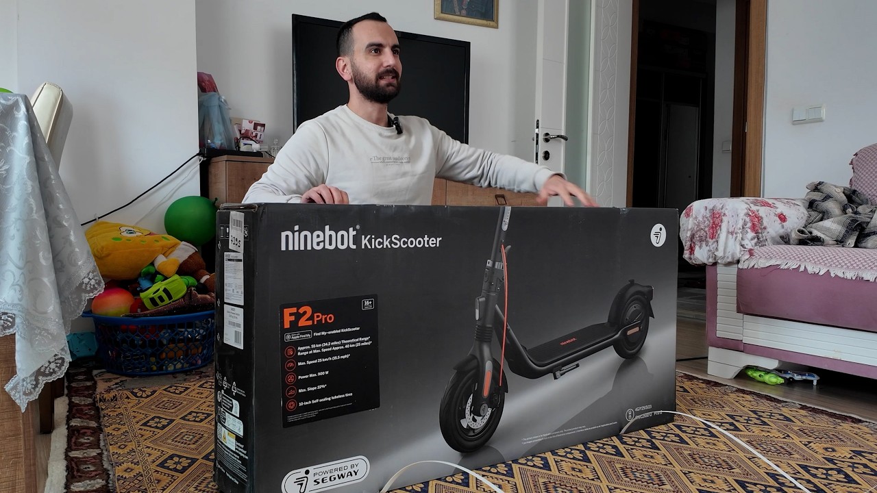 ELEKTRİKLİ SCOOTER ALDIM / SEGWAY NİNEBOT F2 PRO