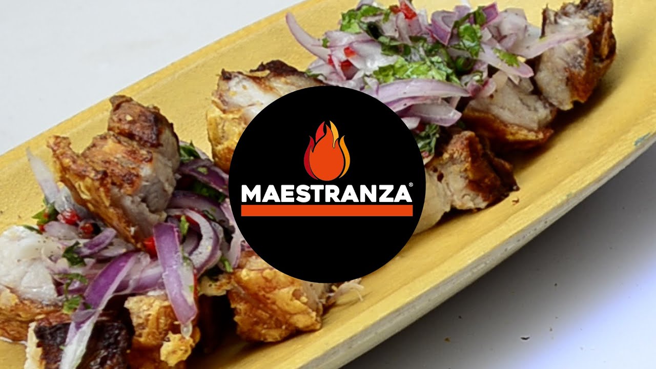 Ceviche de chicharrón | Maestranza | Air fryer