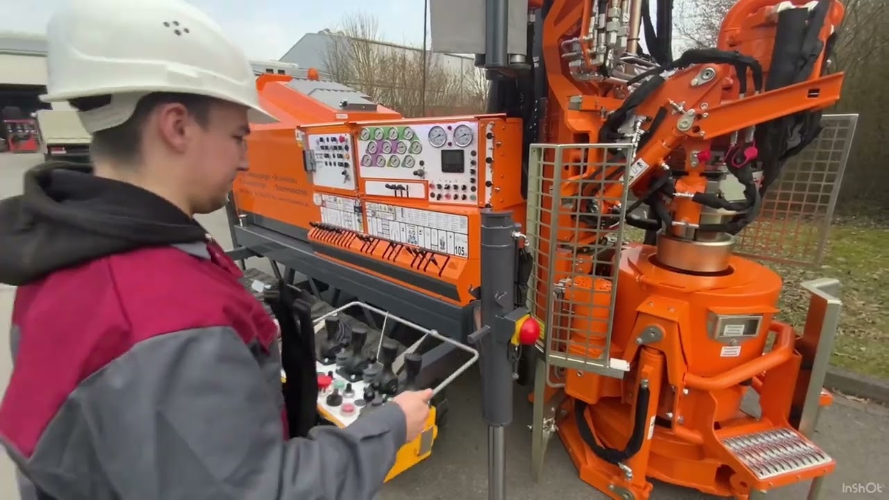 Drilling Rig for Exploration with Rotation Table and Percussion with 5to. Winch
