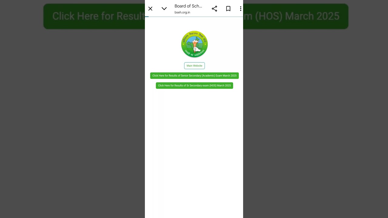 HBSE 10th Result 2025 | How to Check Your Result Online | BSEH Official Website