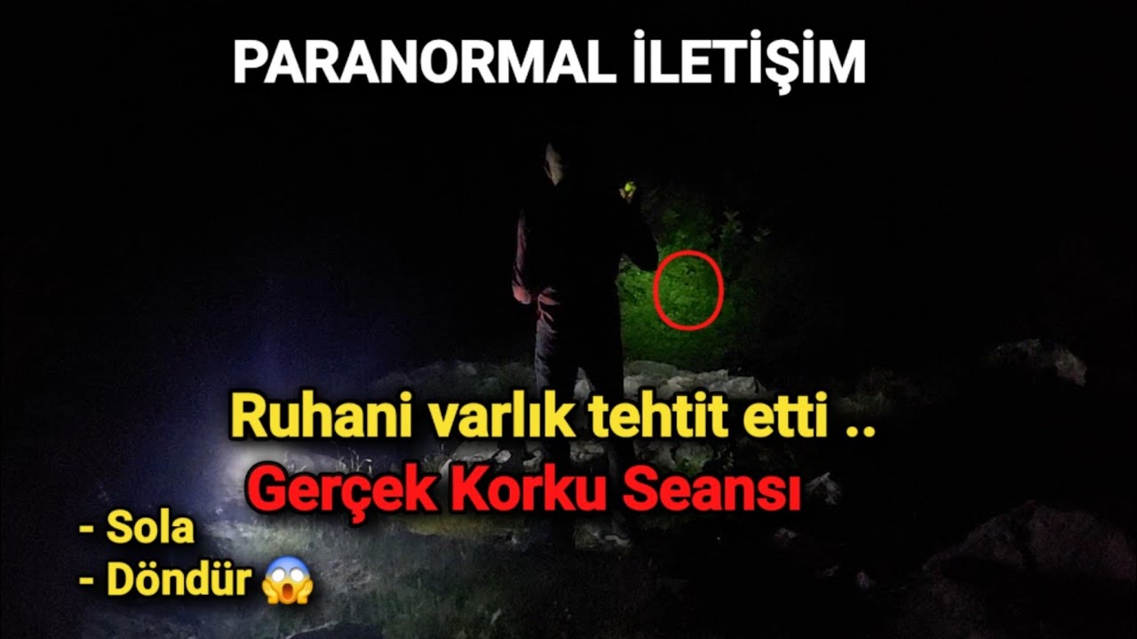 Gece Yarısı Tek Başıma Paranormal İletişim İ&ccedil;in  Lanetli Mağaraya Gittim