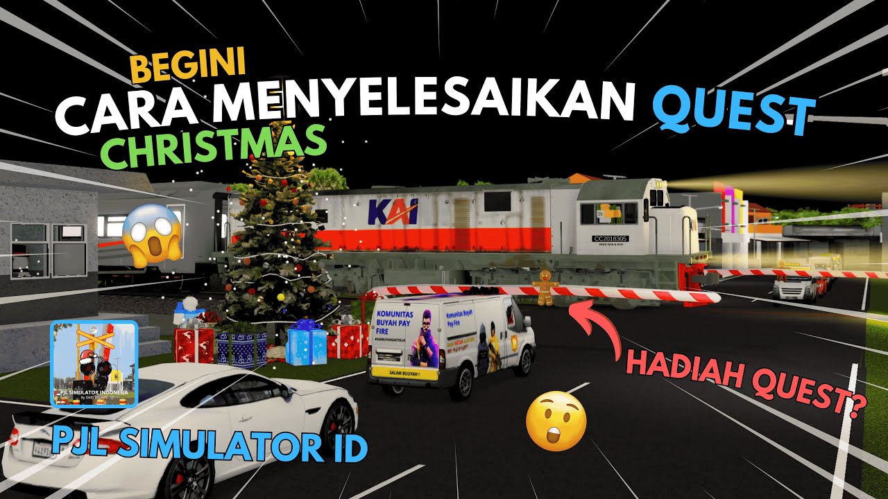 TERNYATA BEGINI!! Cara Menyelesaikan QUEST NATAL PJL Simulator Indonesia 🎅🎄