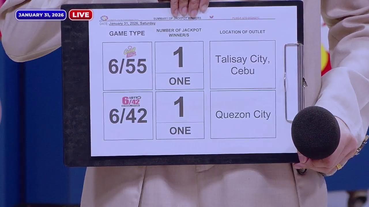 [LIVE] PCSO 9:00 PM Lotto Draw - January 31, 2026