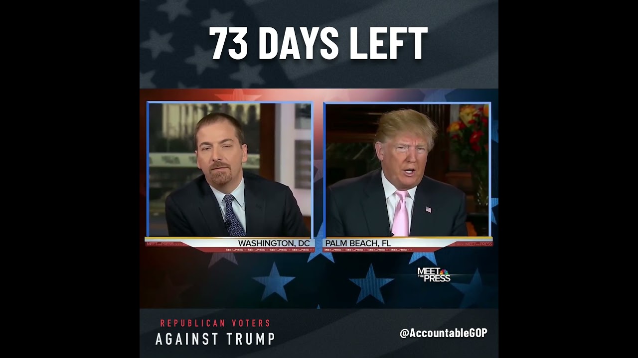73 days left: Trump quotes Mussolini