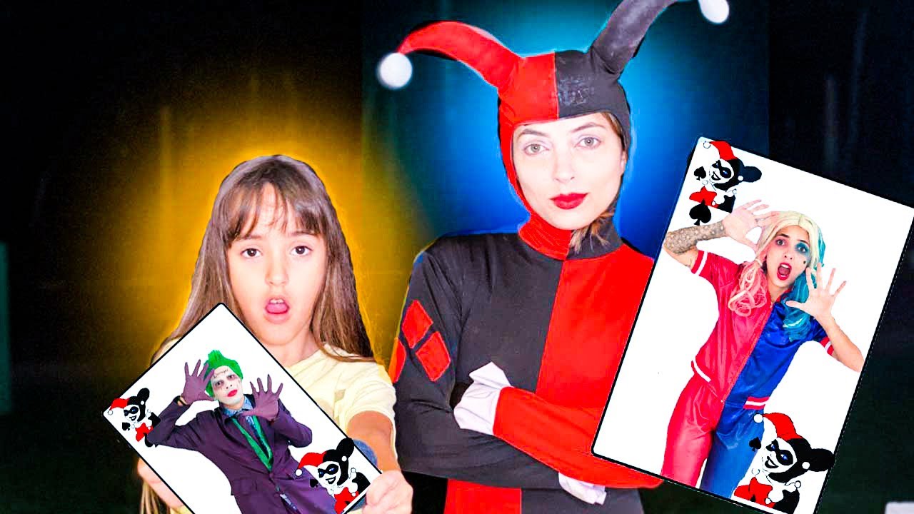 A IRMÃ MALVADA PRENDEU A BIA, A LUA, ARLEQUINA E CORINGA NA CARTA DE BARALHO