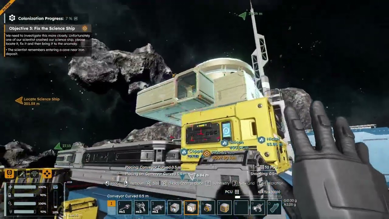 Space Engineers 2 Folge 13 Umbau Versuch am Raumschiff 
