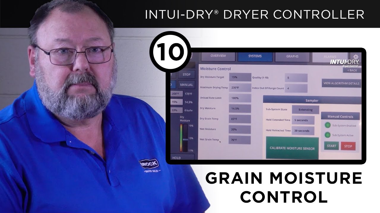 10. Grain Moisture Control - Brock INTUI-DRY&reg; Dryer Controller