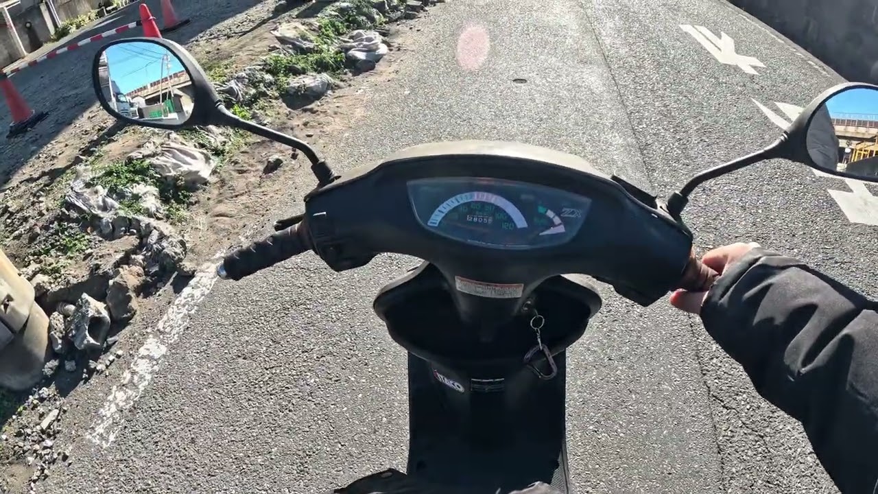 （バイク）DIO ZX 規制前　AF35 ホンダ　走行動画