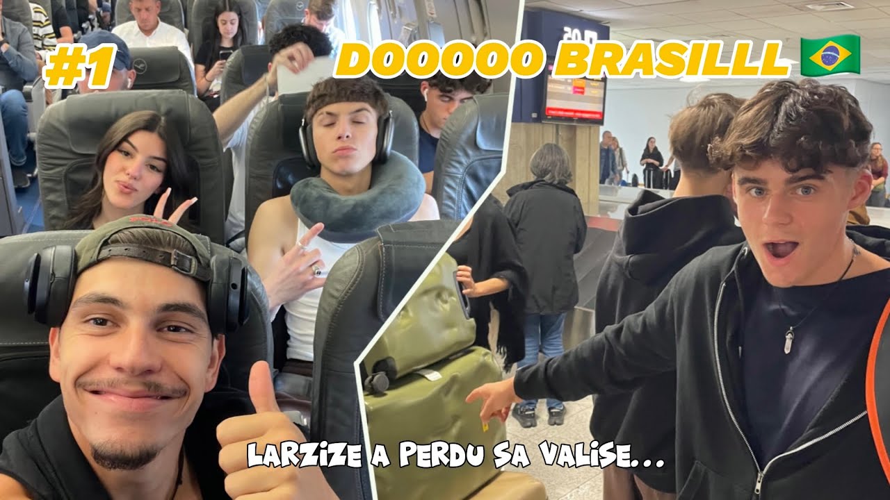 On a faillit louper l’avion ! (Les valises ont disparues ?) 🇧🇷😣