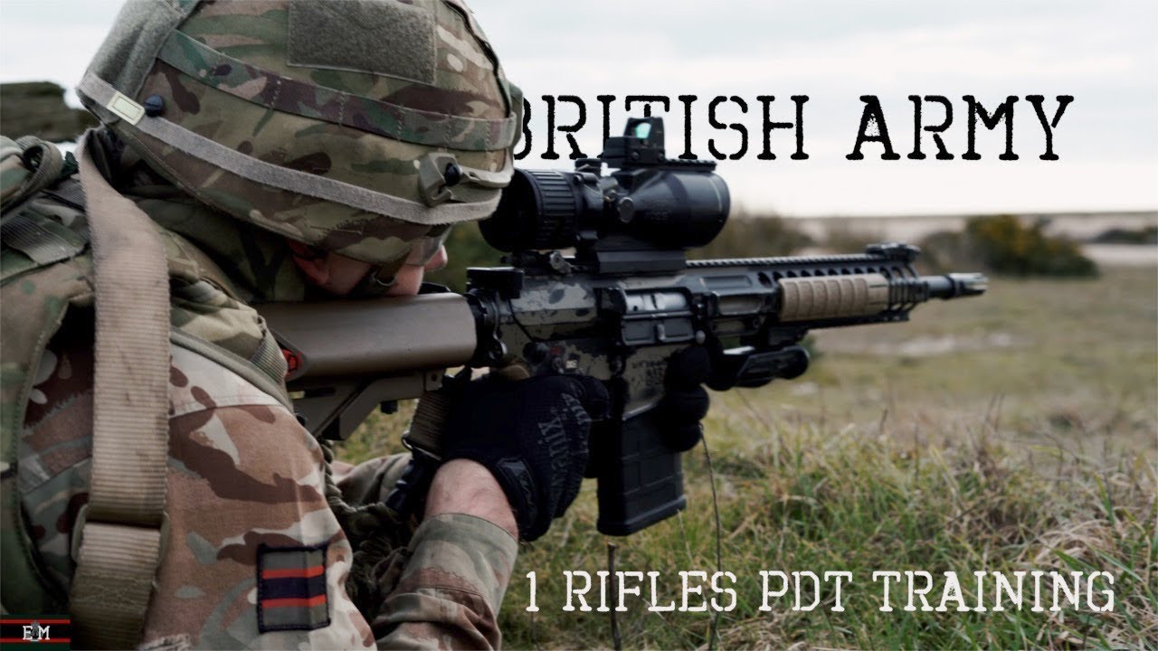 BRITISH ARMY PRE DEPLOYMENT TRAINING 1 RIFLES