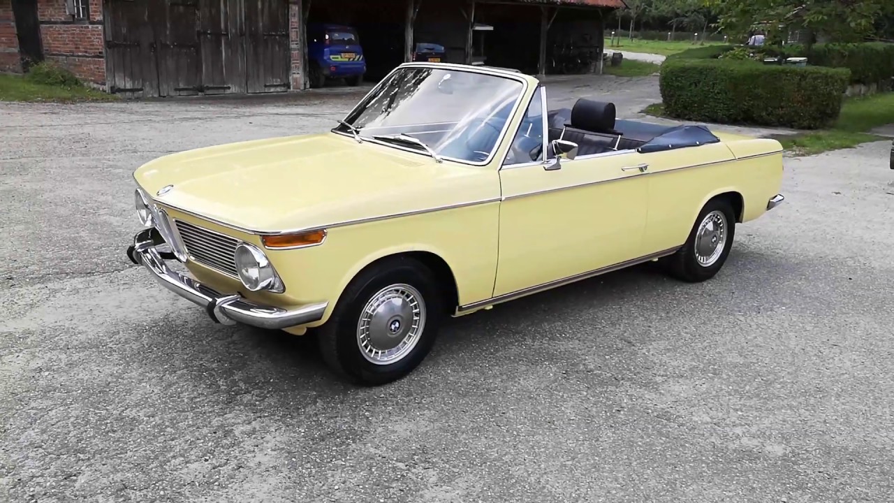 BMW 1600 Cabriolet - Condor Yellow - Oldenzaal Classics