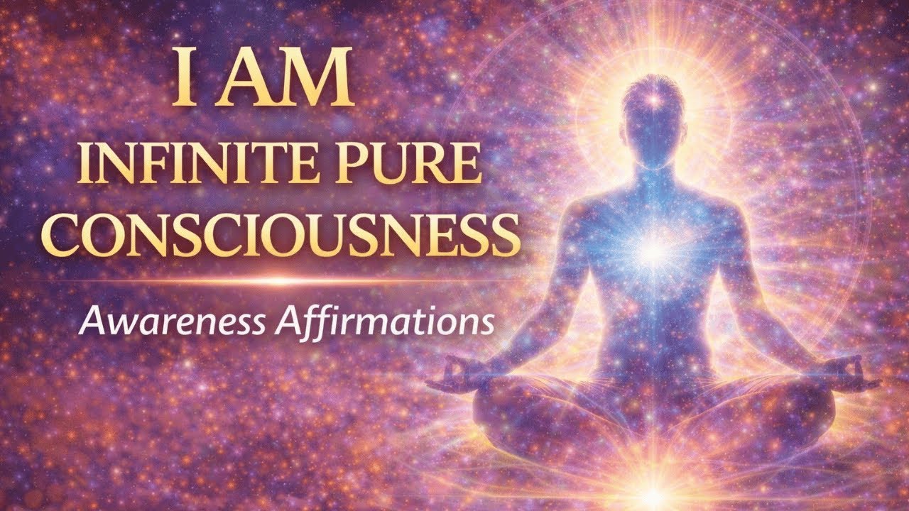 I Am Infinite Pure Consciousness | Powerful Awareness Affirmations for Deep Peace & Awakening