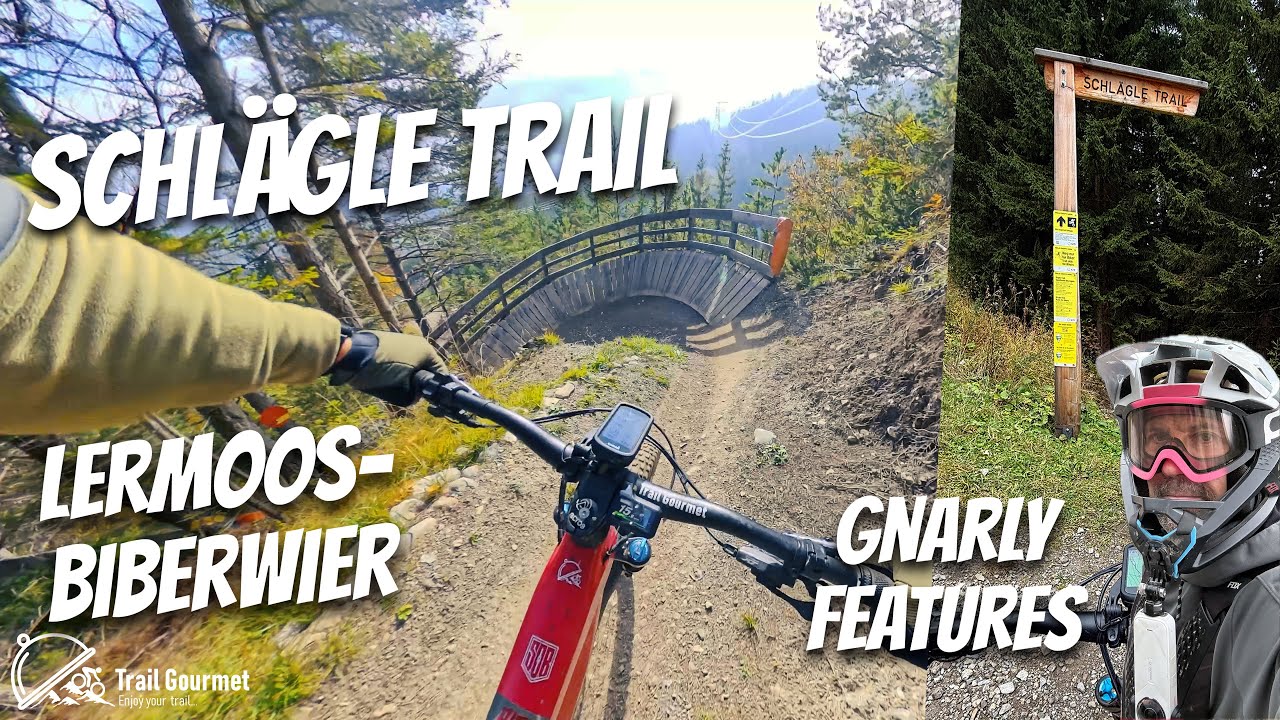 Schl&auml;gle Trail, Bikepark Lermoos! Black trail with sick features! One for advanced riders! YT Decoy