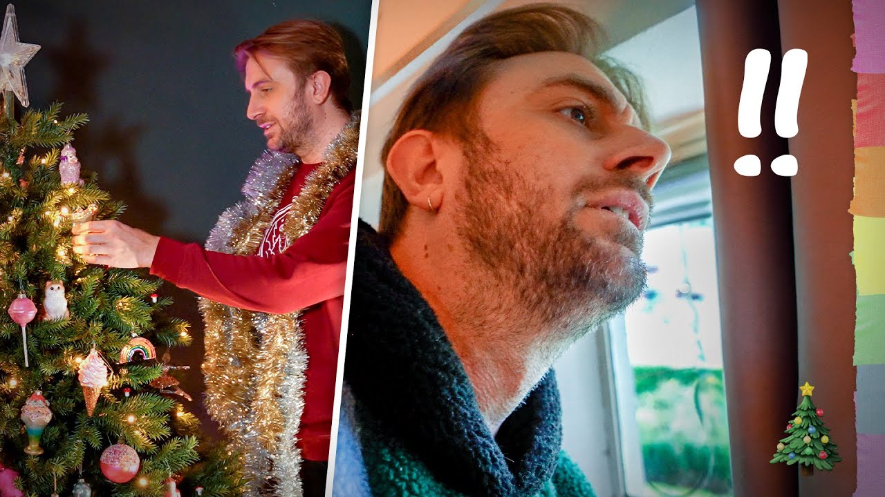 GORDIJN-kwestie opgelost + KERSTBOOM versieren! | vlog 673 🎄