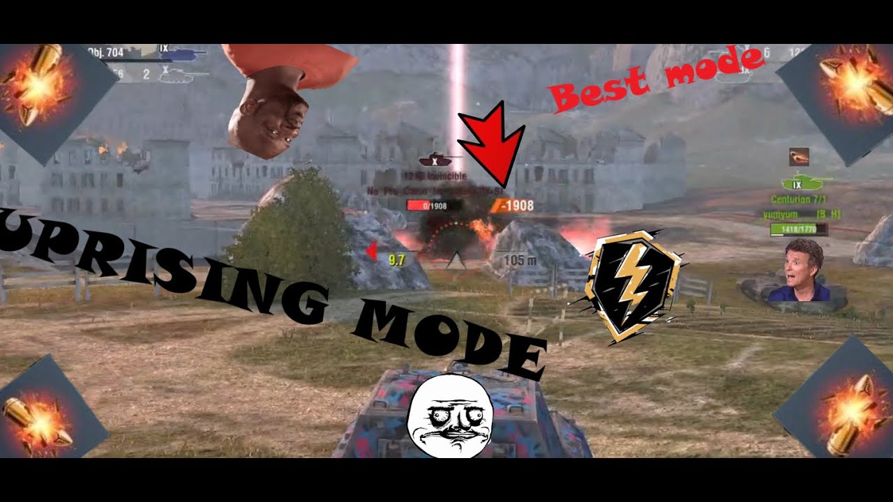 UPRISING MODE : WOT BLITZ [FUNNY MOMENTS]