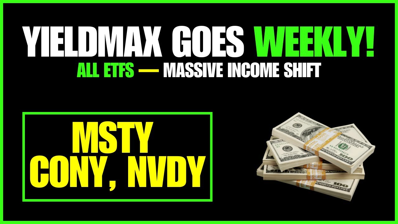 YieldMax Goes Weekly! Massive Distribution Update for ALL ETFs 🚀
