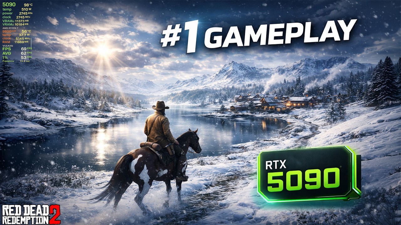 RDR2 Ultra Realistic Gameplay (No Commentary) | Max Settings 4K