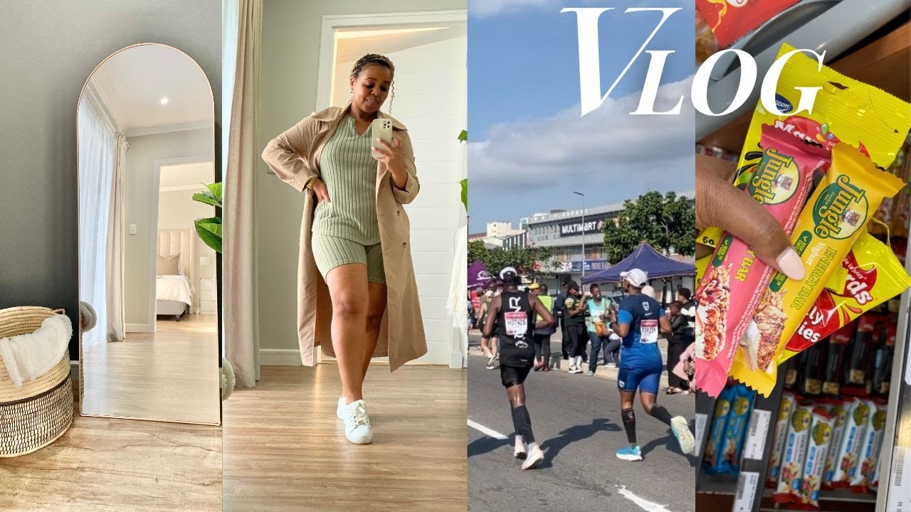 VLOG | Skincare, new mirror, making breakfast, Comrades Marathon