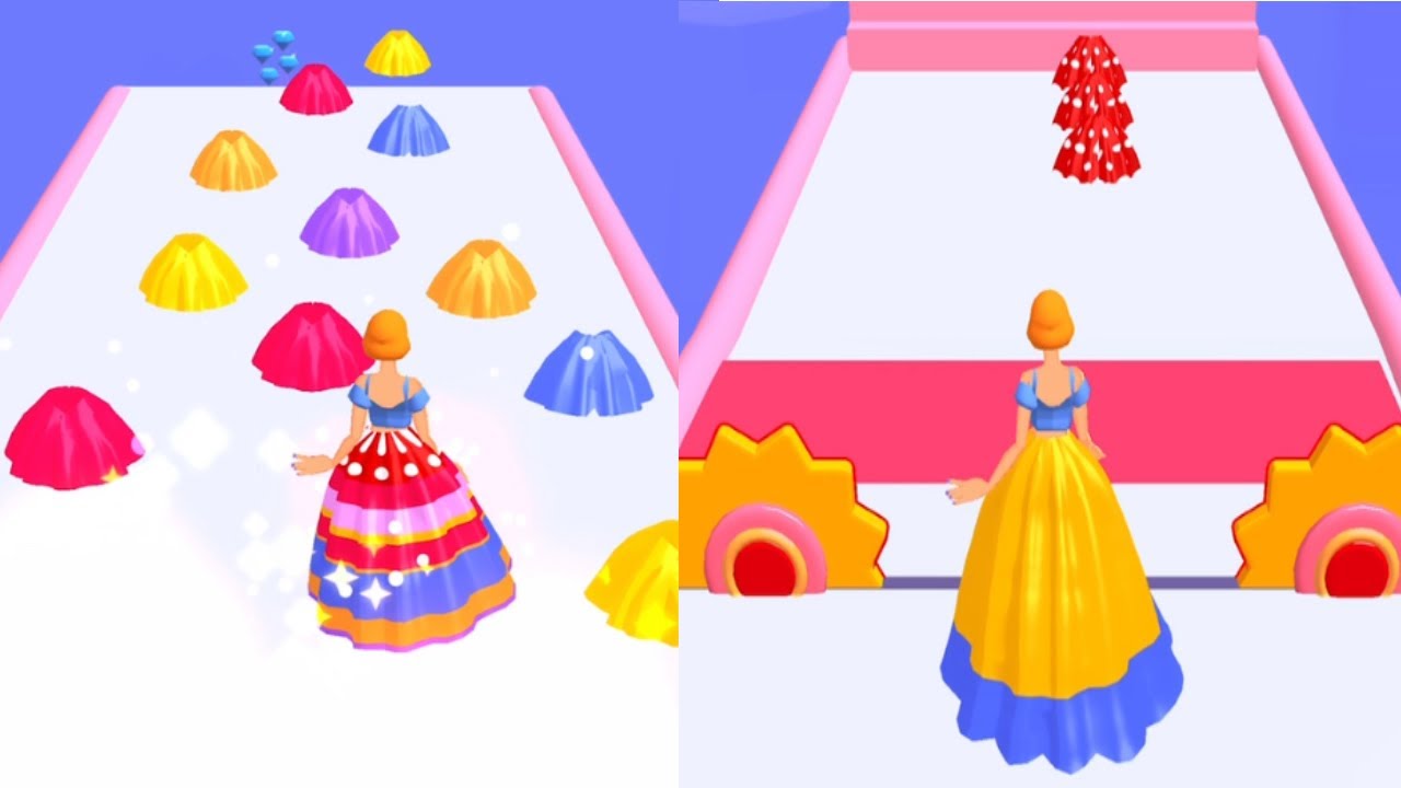 Hover Skirt Stack & Dress Up Queen 👸🏻 Gameplay iOS Android | Gameplay Birds Sound