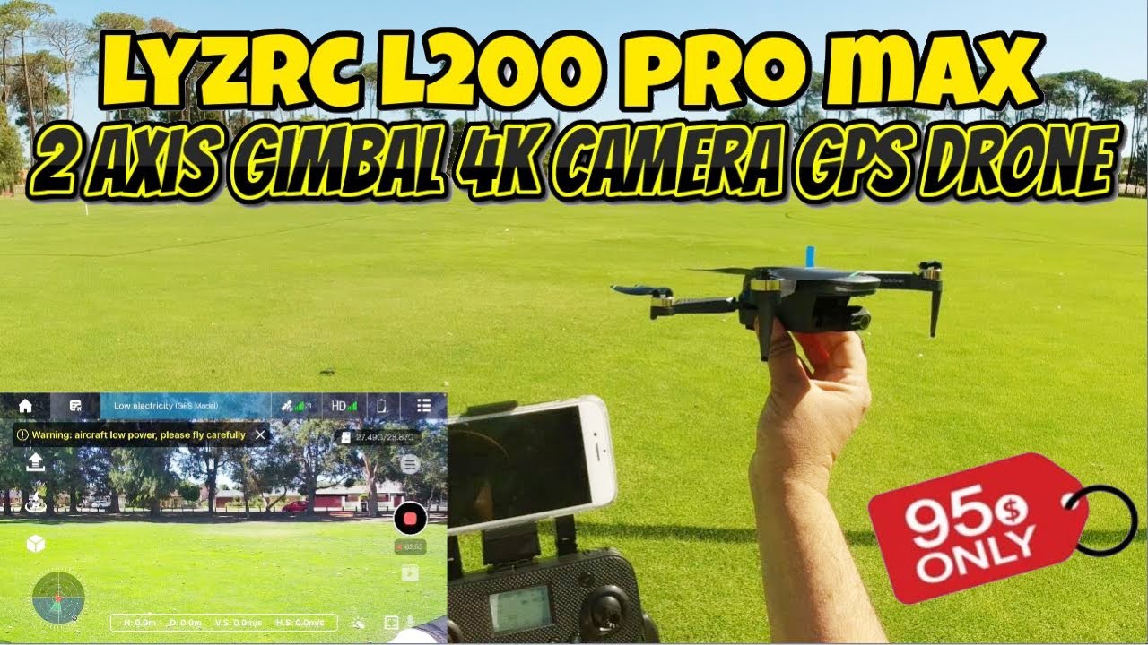 Новый LYZRC L200 PRO MAX — лучший бюджетный дрон с GPS-камерой 4K по цене до 100 долларов?