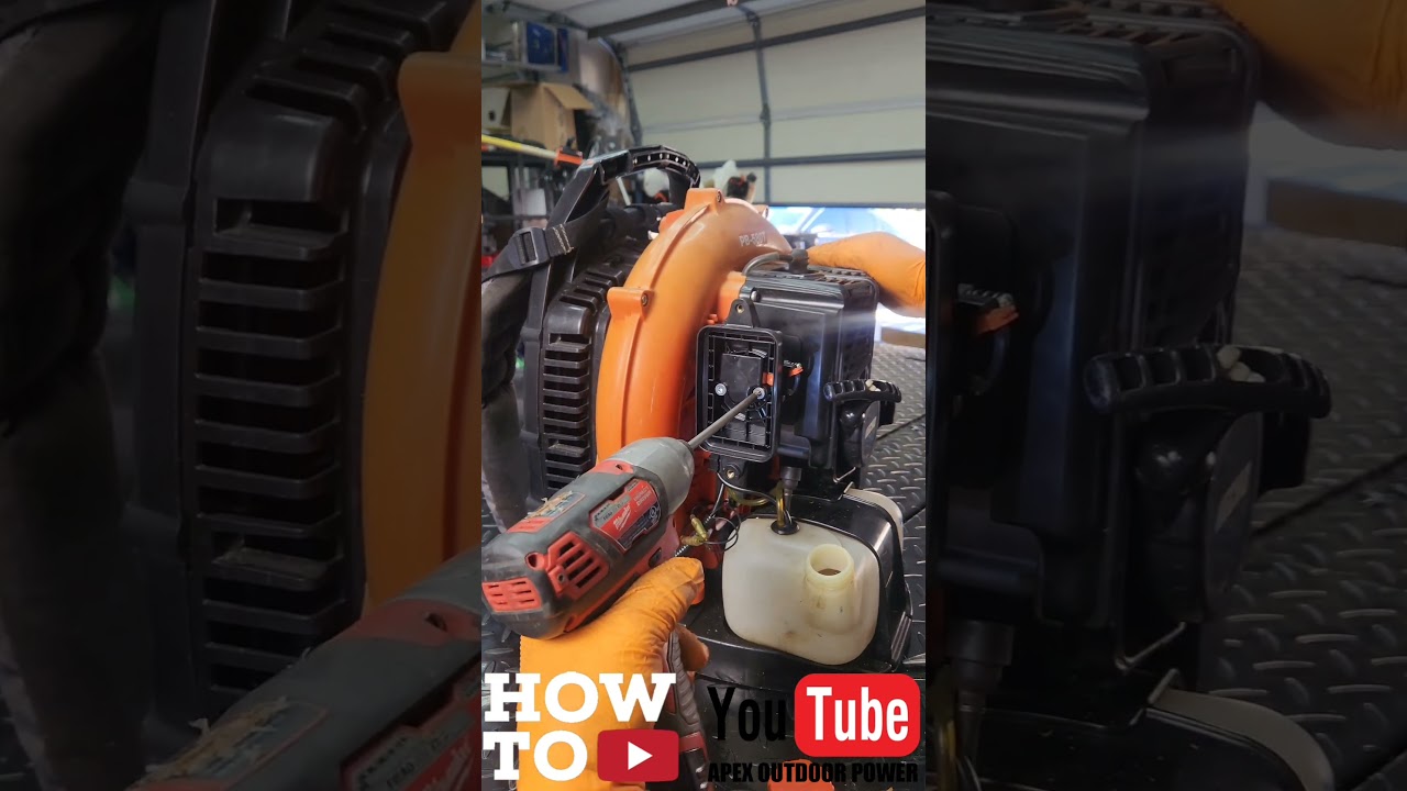 Echo backpack blower wont start-how to repair #fy #fyp #foryoupage #echo #blower #smallengine #diy