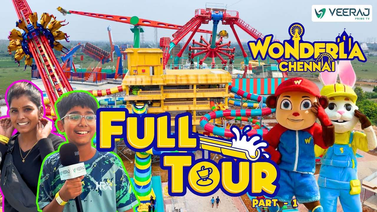 Wonderla Chennai Watch Before Going | A TO Z Complete Tour | Chengalpattu Theme Park 😱 | Part - 1