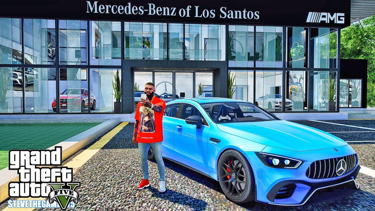 Mercedes Benz Dealership in GTA 5| GT63| Let's Go to Work| GTA 5 Mods| 4K