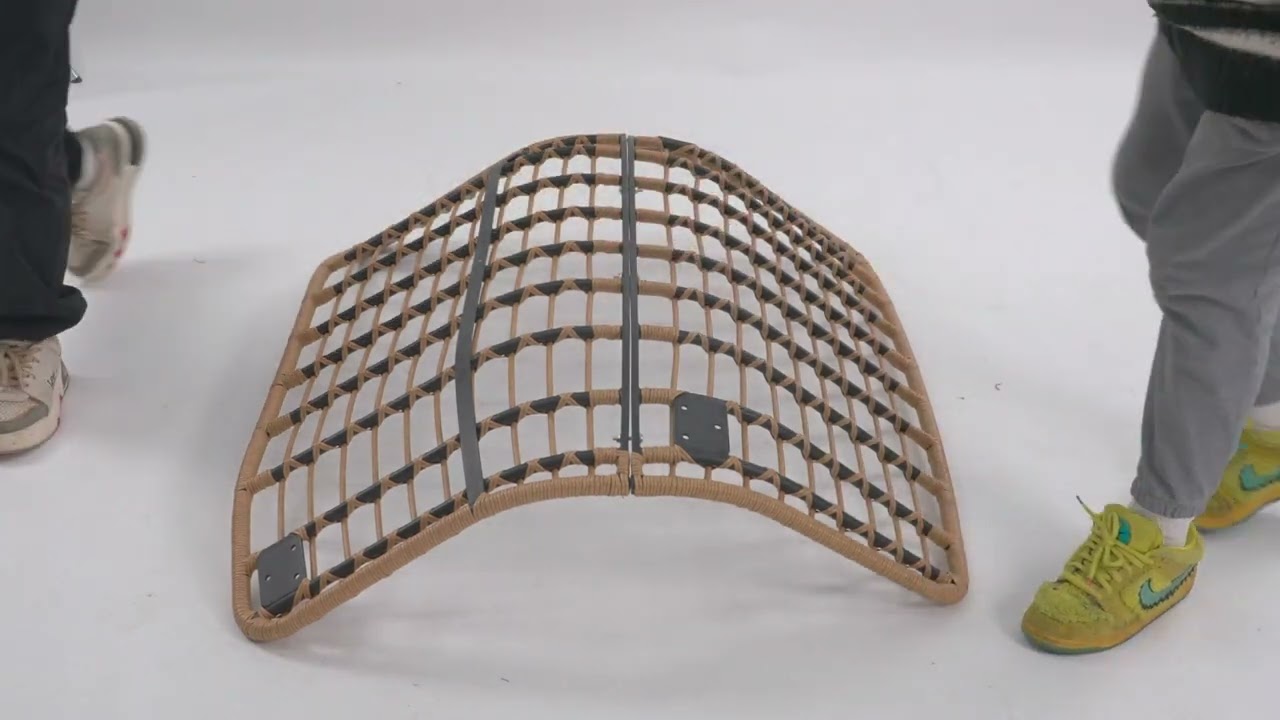 Installation Video Double Cushioned Lounge Chair