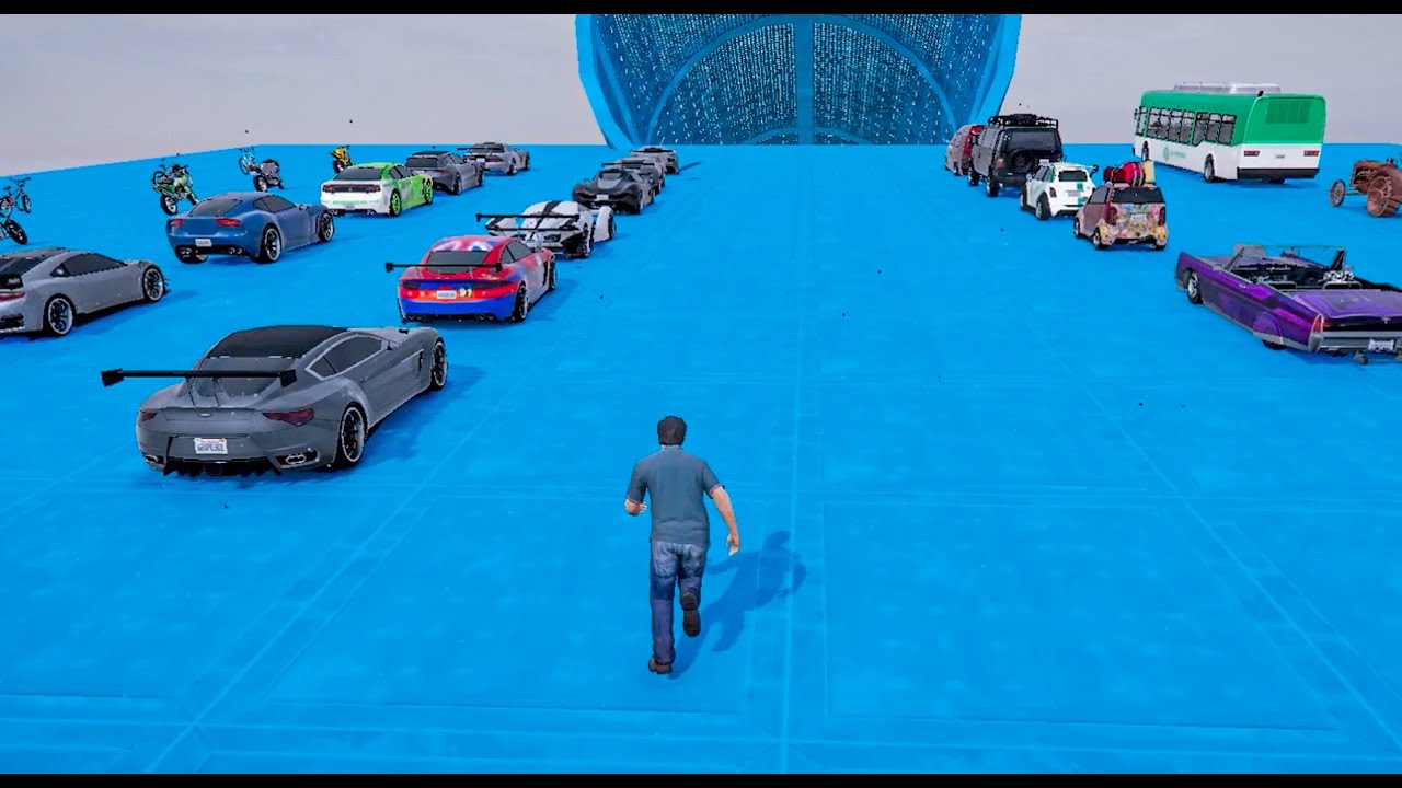 GTA 5 ULTA RAMP | Super Cars Jumping | - GTA 5 Ultra Ramp Challenge