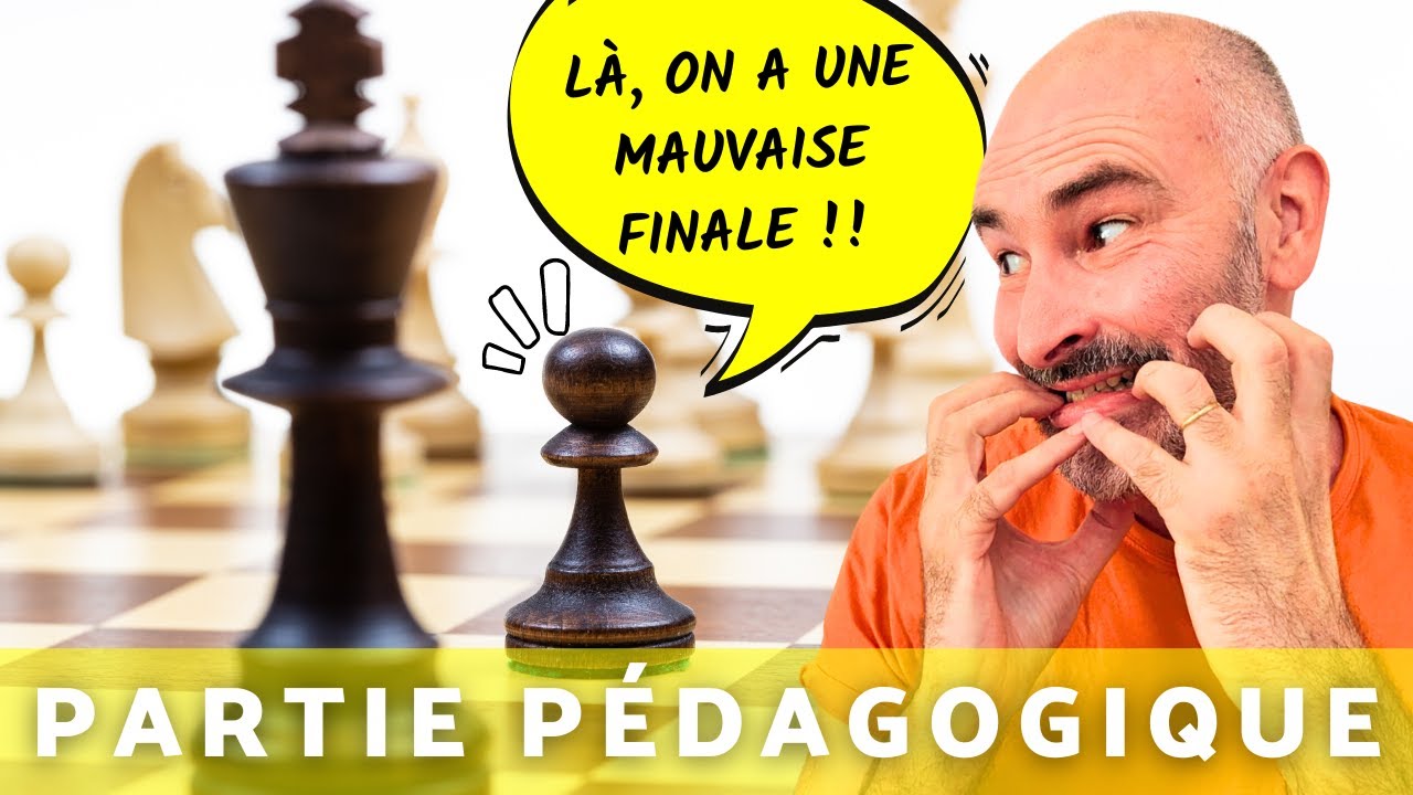Défense Caro Kann (9) : Ma structure de pions est mauvaise, je dois éviter la finale…