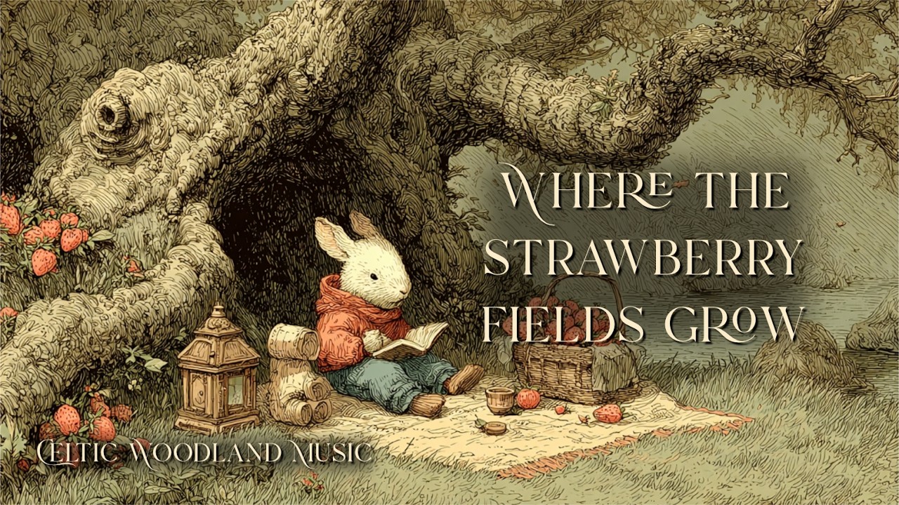 Where the Strawberry Fields Grow 🍓 | Celtic Woodland Music for Relaxation, Study & Sleep