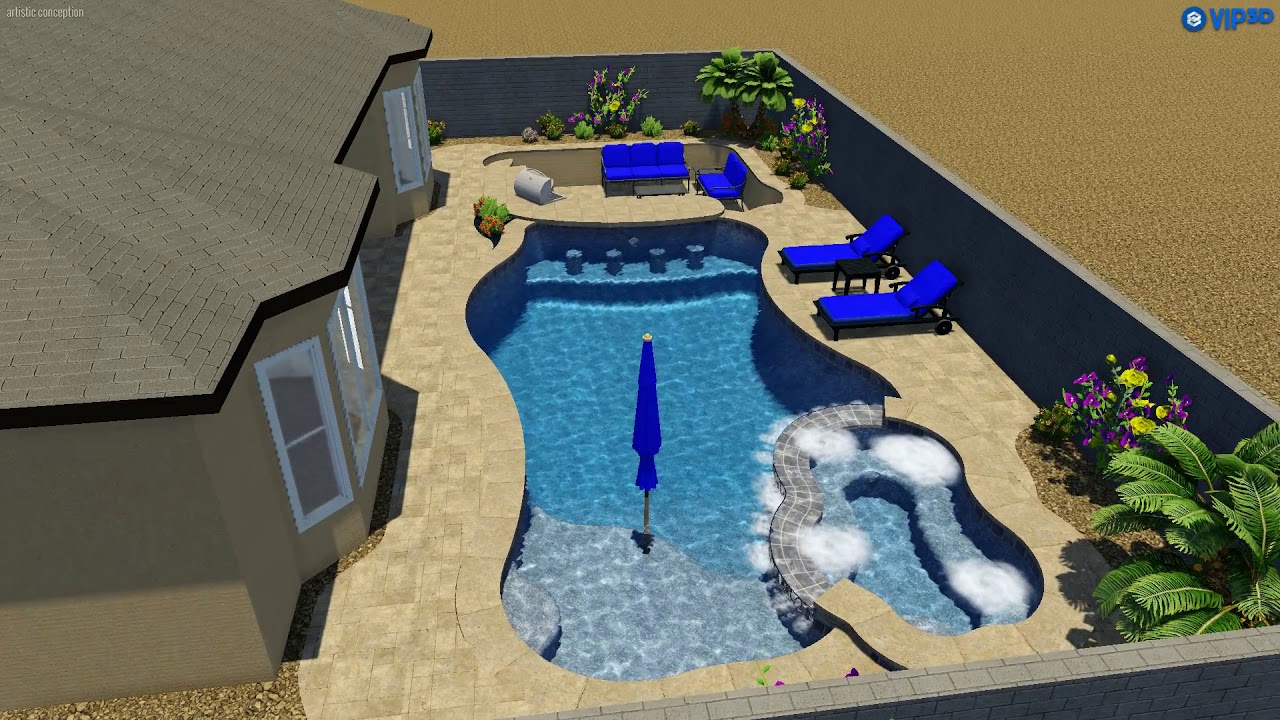 Schultz Backyard Project (2)- Thunderbird Pools and Spas- Phoenix Pool Builders
