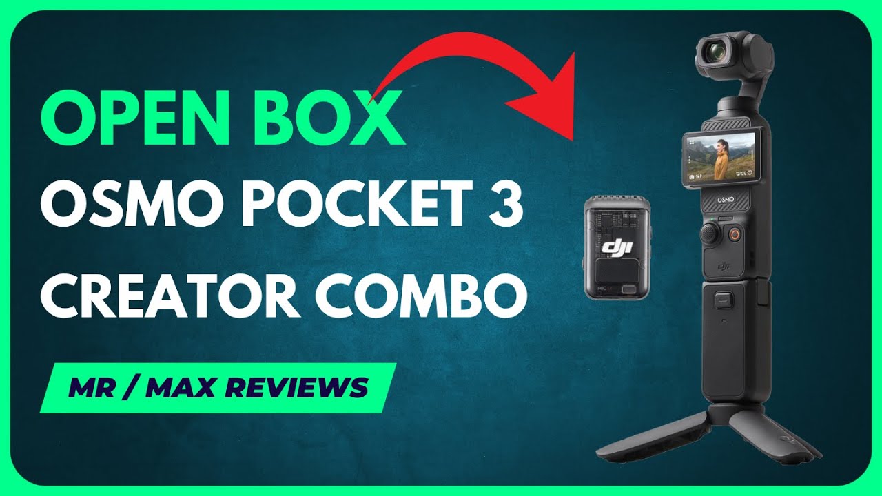 DJI Osmo Pocket 3 Creator Combo Unboxing – ASMR