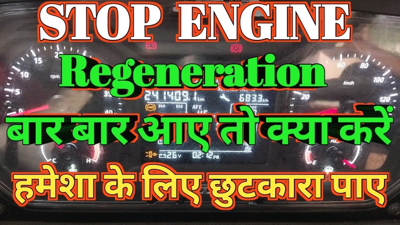 tata bs6 stop engine problem|how to fix a tata bs6 stop engine problem|tata bs6 regeneration problem