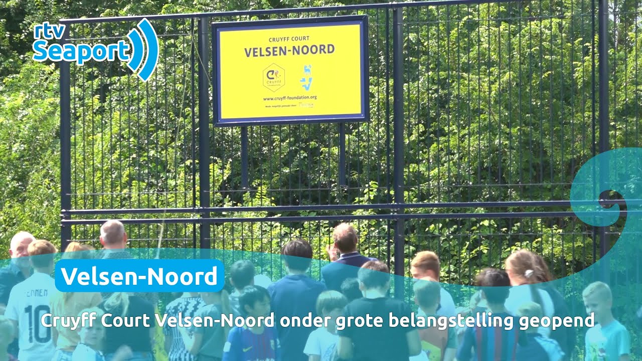 Cruyff Court Velsen Noord onder grote belangstelling geopend