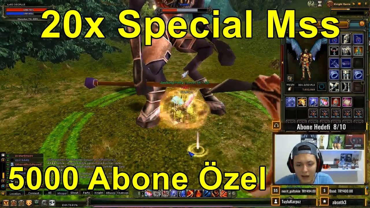 Knight Online Kumar Böyle Oynanır 20x Special Mss (Süpriz Sonlu) l Destan
